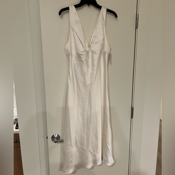 Amsale Bias Cut Satin Dress - Picture 7 of 12